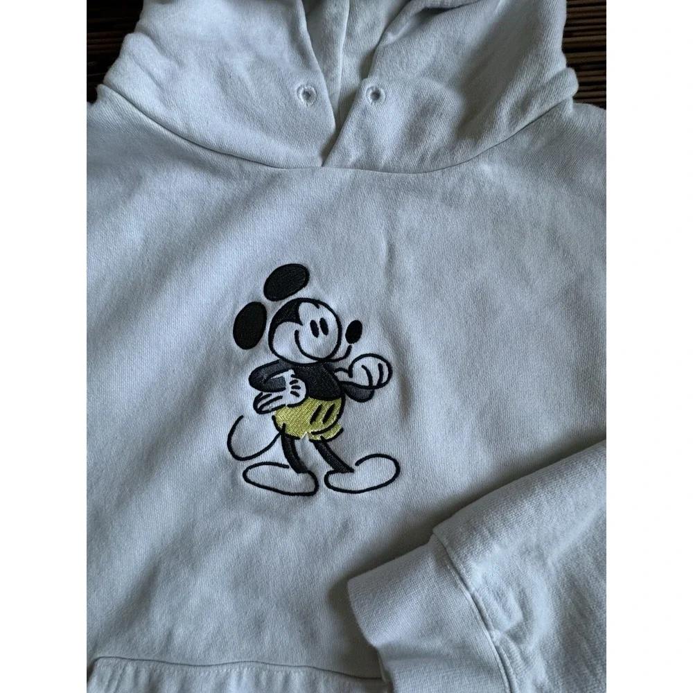 Mickey Mouse‎ Hoodie Small Genuine Mousewear Pullover Hoodie Embroidered